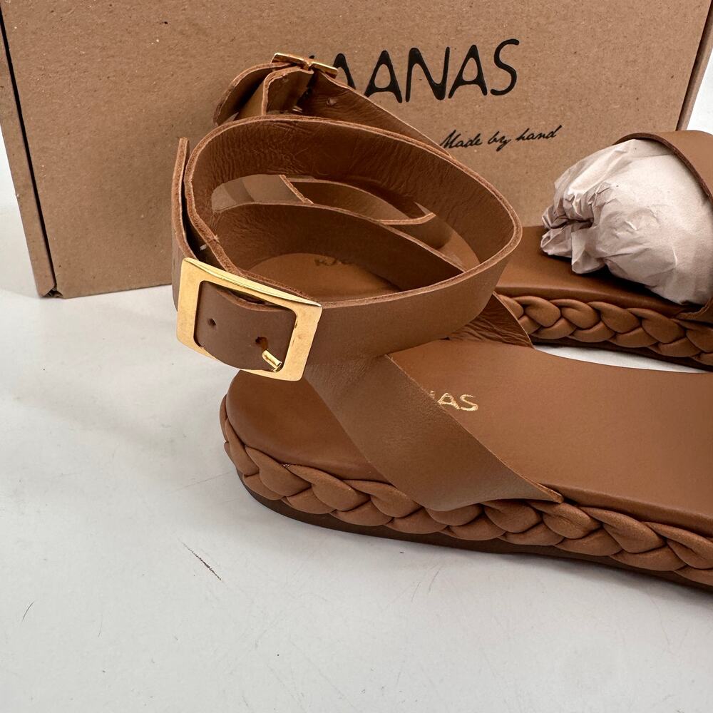 Kaanas Terrazas New in Box Double Band Flatform in Caramel // 8 - Picture 5 of 10